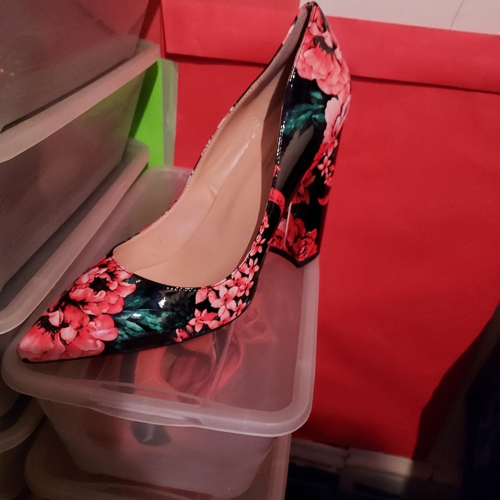 Floral shoes